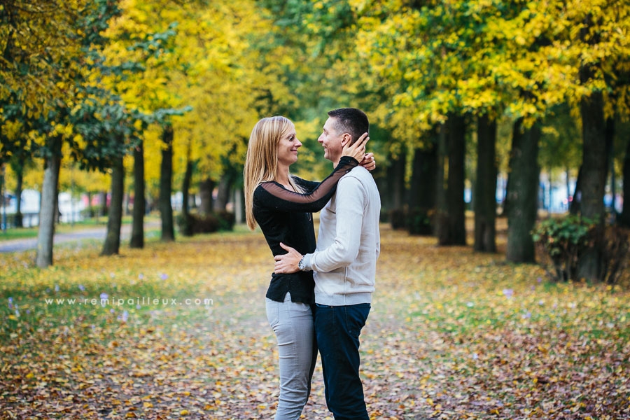 séance photo, couple, lille, automne, amoureux