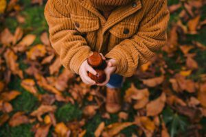 séance photo famille en automne au jardin Vauban de Lille