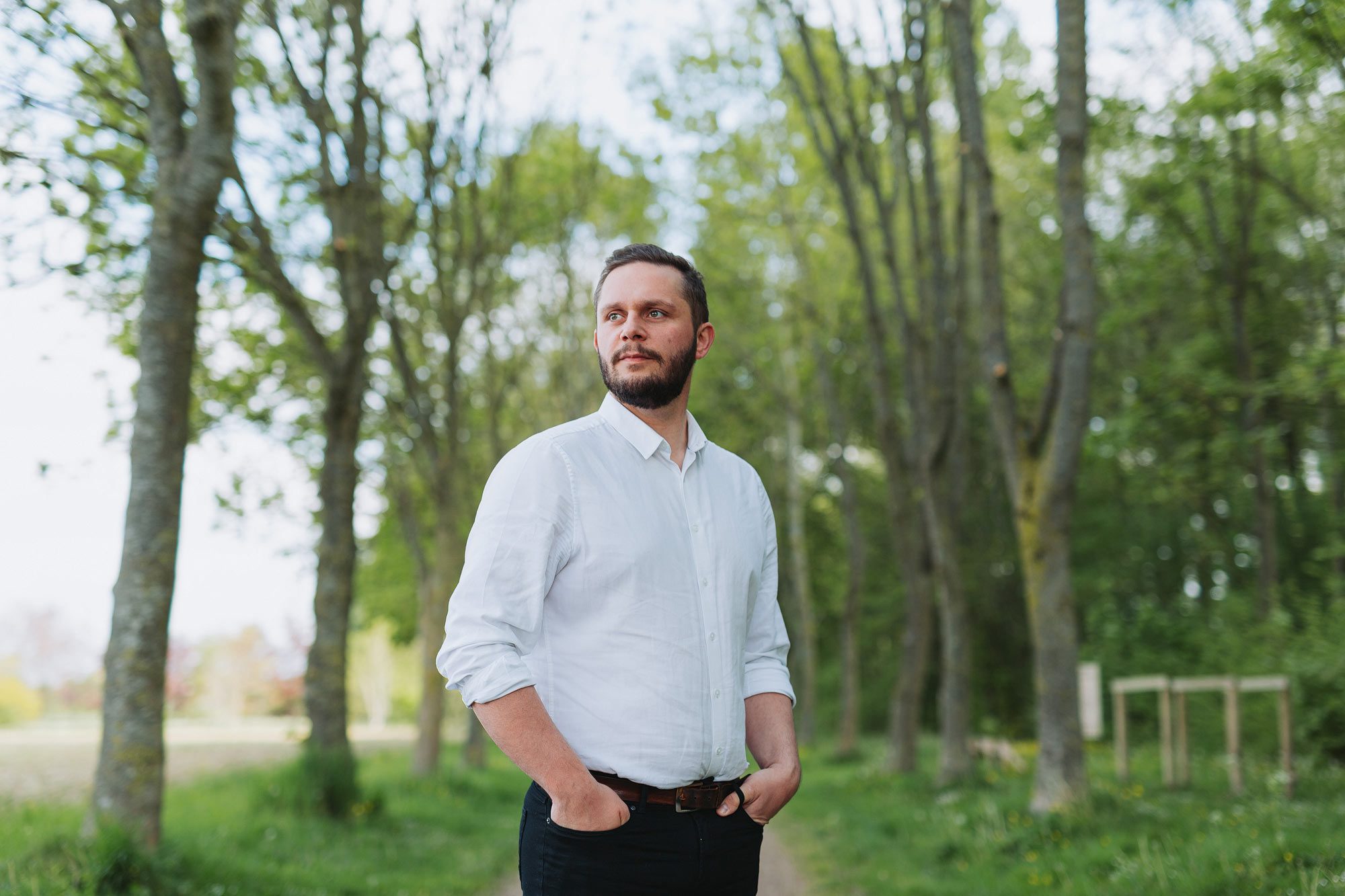 Portrait pro en extérieur